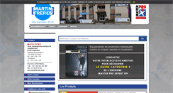 Desktop Screenshot of martinfreres.com